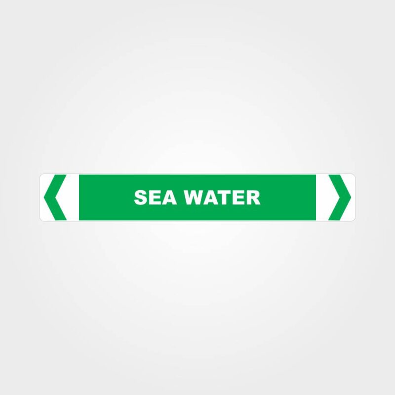 Sea Water Pipe Marker