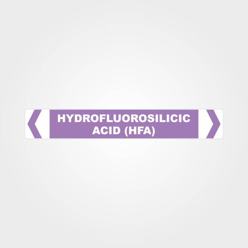 Hydrofluorosilicic Acid Pipe Marker