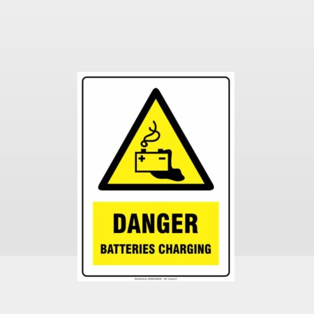 Danger Batteries Charging Warning Sign Hazard Signs Nz