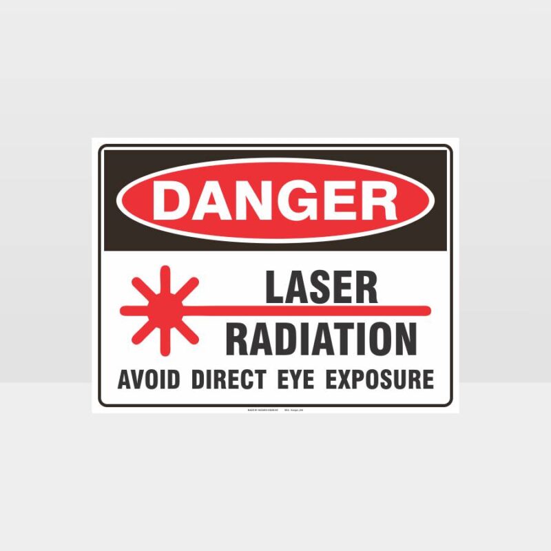 Danger Laser Radiation Sign