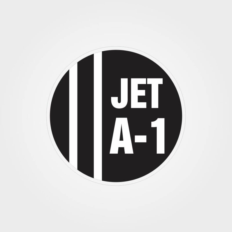 Jet A-1 Sign - Round