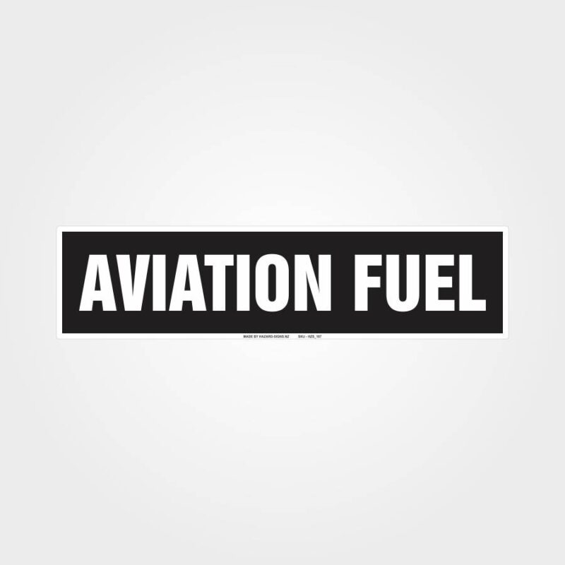 Aviation Fuel Sign