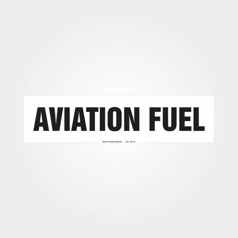 Aviation Fuel Sign