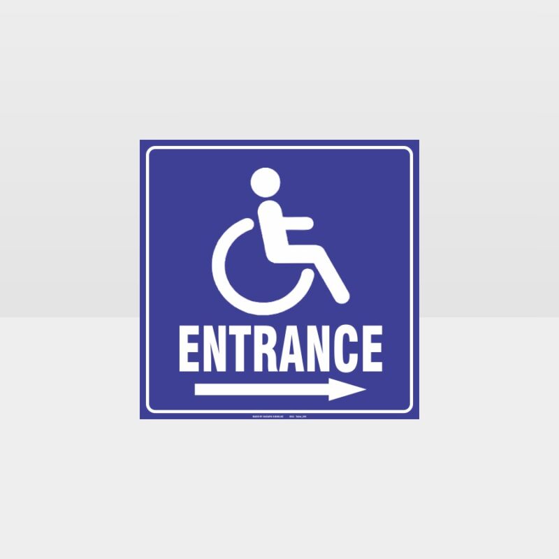 Accessible Entrance Sign