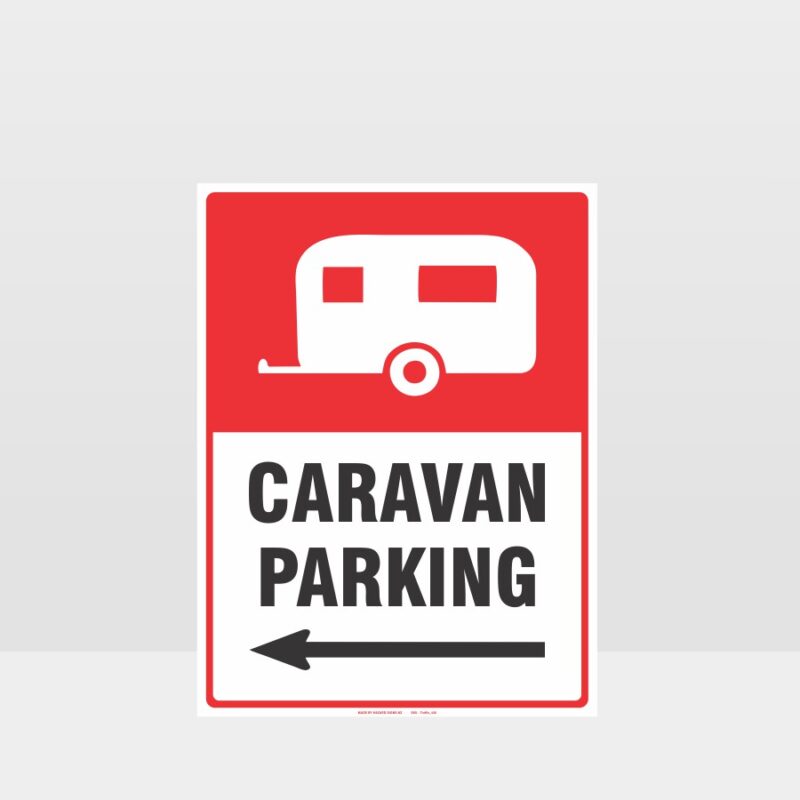 Caravan Parking Sign