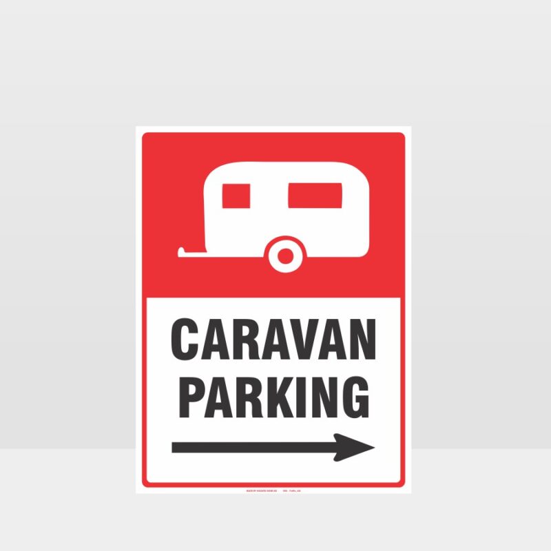 Caravan Parking Sign